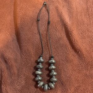 Elegant Beaded Necklace 11” long